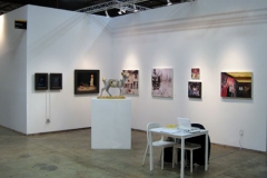 Installation shot of our booth