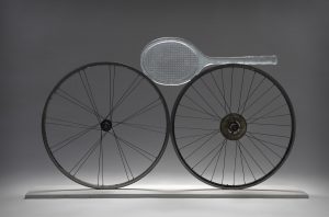 12 Tennicycle, aluminum,glass, 2014