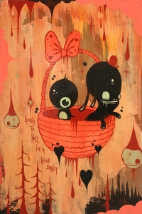 Camille Rose Garcia, Hell in a Handbasket