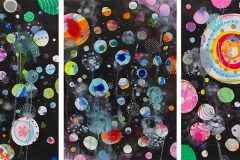 Liz Tran, Moonscape (triptych)